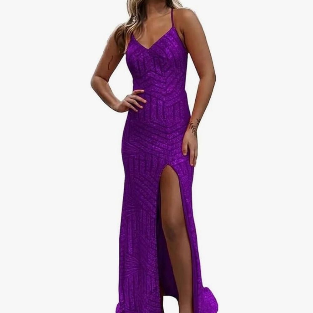 Yoff Sparkly Elegant Formal Prom Dress